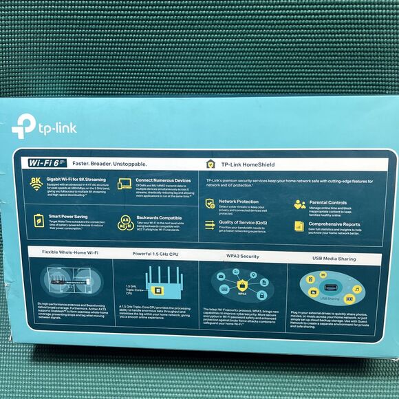 TP-Link AX5400 WiFi 6 Router (Archer AX73) - Dual Band Gigabit Wireless - Picture 2 of 4